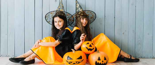 Тематична дитяча вечірка на Halloween: знижки на костюми, промокоди на прикраси